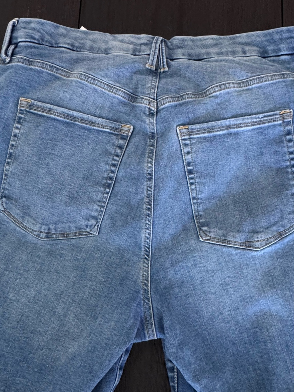 Good American Jeans Womens 14 18 Cotton Raw Hem Skinny Always Fits Good Waist - Picture 8 of 12